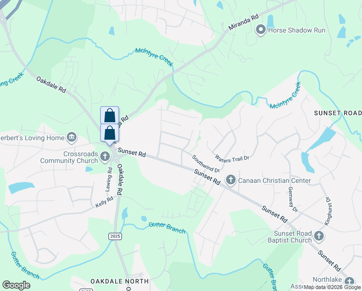map of restaurants, bars, coffee shops, grocery stores, and more near 1442 Summer Coach Drive in Charlotte
