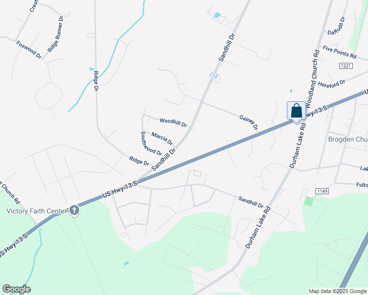 map of restaurants, bars, coffee shops, grocery stores, and more near 478 Sandhill Drive in Goldsboro