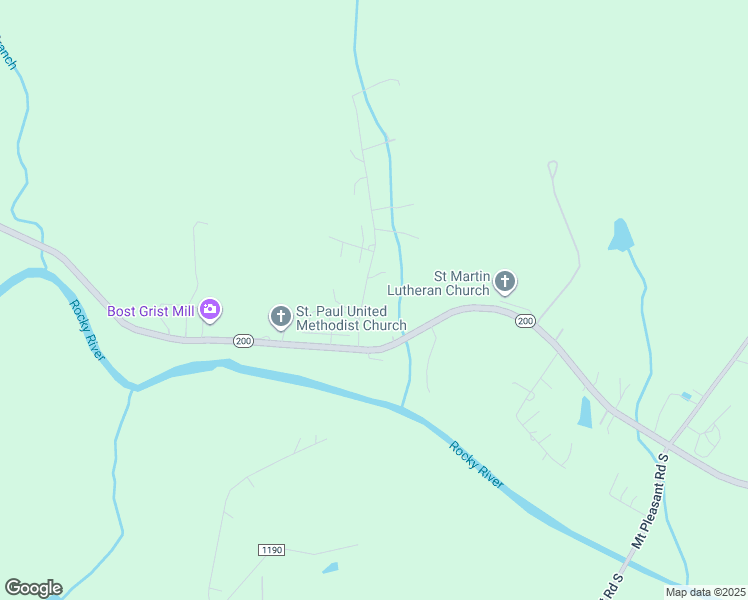 map of restaurants, bars, coffee shops, grocery stores, and more near 6861 Ray Linker Road in Concord