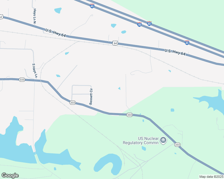 map of restaurants, bars, coffee shops, grocery stores, and more near 1871 Arkansas 333 in Russellville