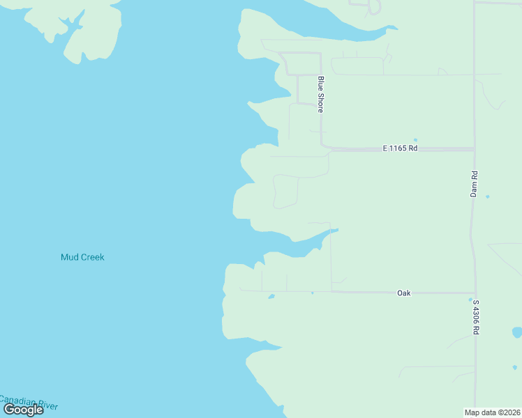 map of restaurants, bars, coffee shops, grocery stores, and more near 116704 South 4299 Loop in Porum