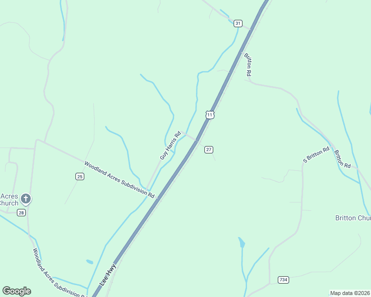 map of restaurants, bars, coffee shops, grocery stores, and more near 4726 U.S. 11 in Riceville