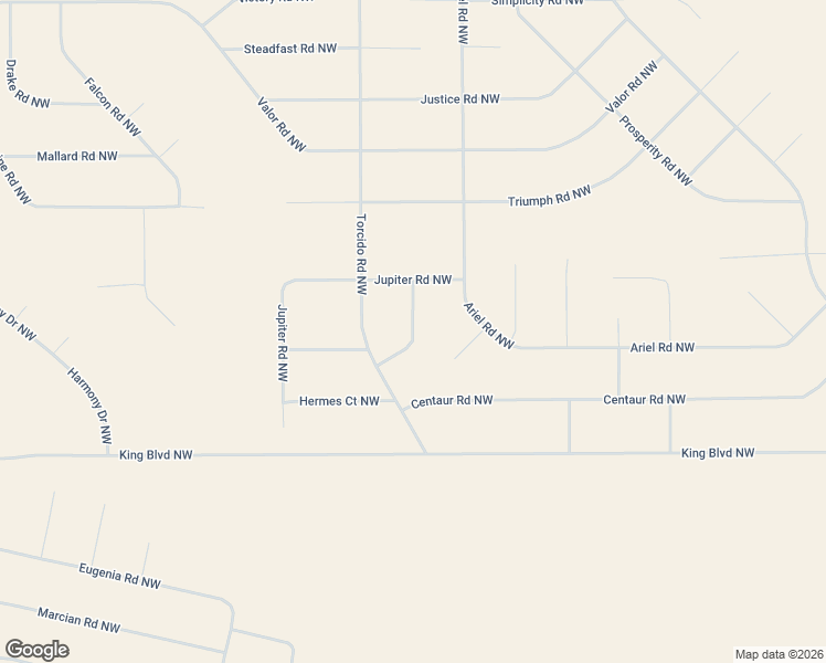 map of restaurants, bars, coffee shops, grocery stores, and more near Venus Road Northwest in Rio Rancho