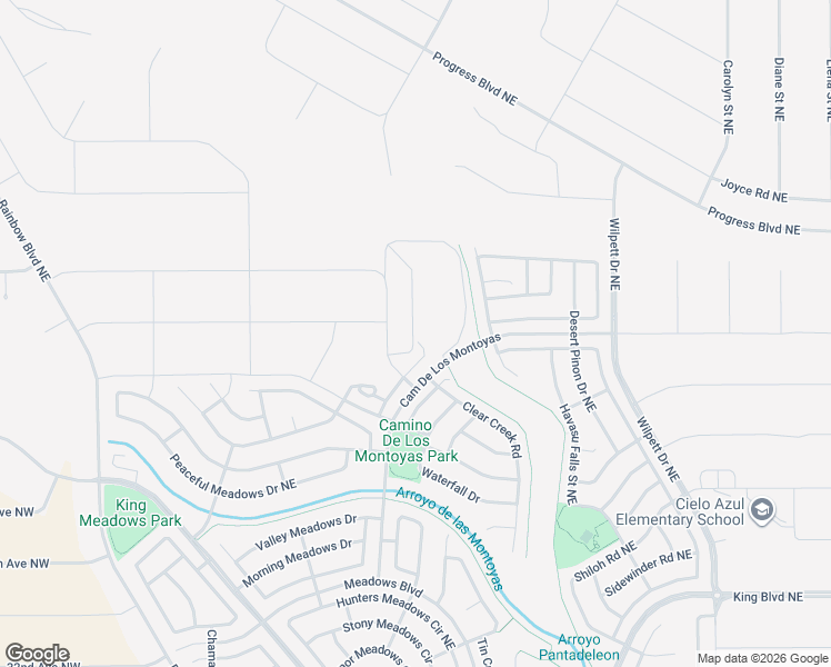 map of restaurants, bars, coffee shops, grocery stores, and more near 3896 Tranquil Meadows Drive in Rio Rancho