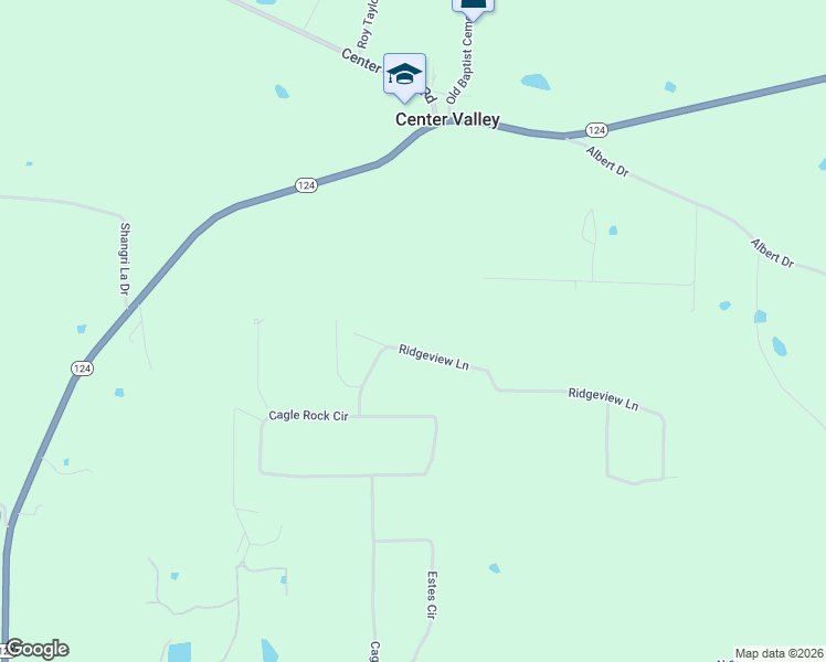 map of restaurants, bars, coffee shops, grocery stores, and more near 185 Ridgeview Lane in Russellville