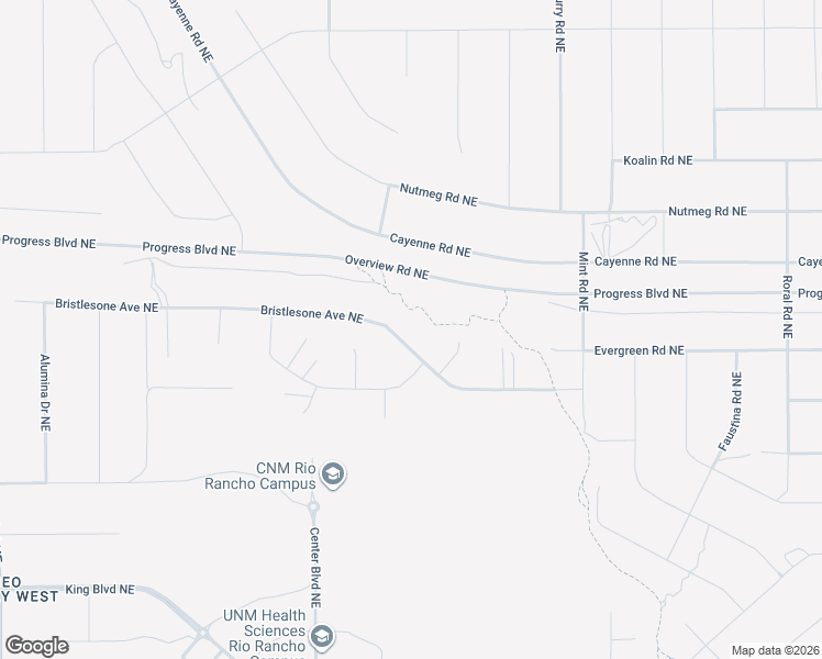 map of restaurants, bars, coffee shops, grocery stores, and more near Baranca Arroyo Trail in Albuquerque