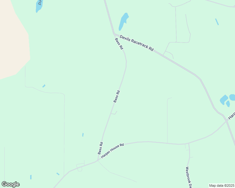 map of restaurants, bars, coffee shops, grocery stores, and more near Bass Road in Johnston County