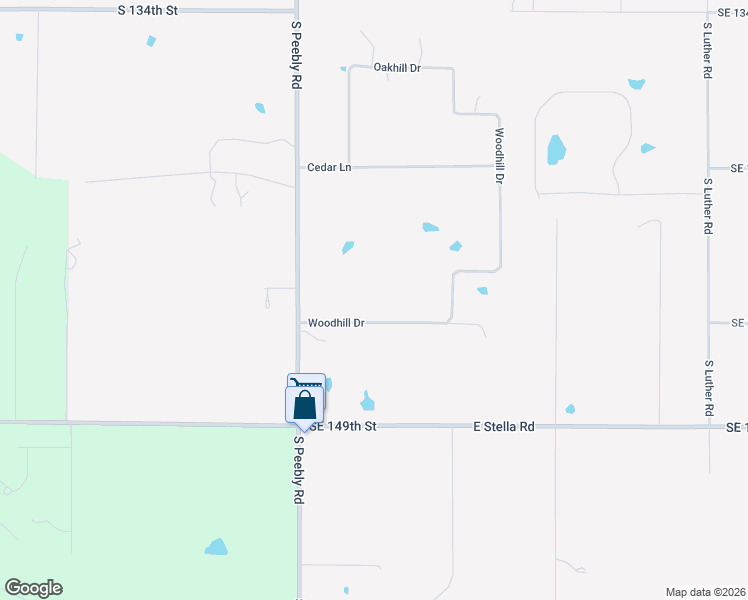 map of restaurants, bars, coffee shops, grocery stores, and more near 18209 Woodhill Drive in Oklahoma City