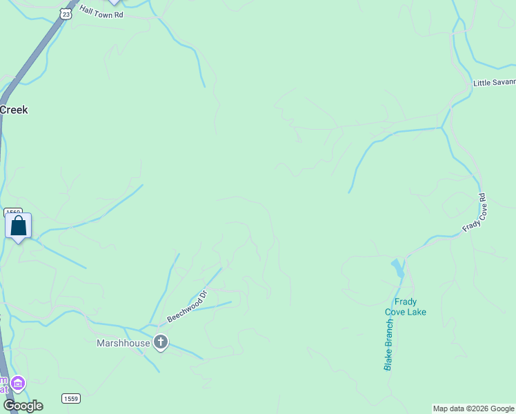 map of restaurants, bars, coffee shops, grocery stores, and more near 561 Signal Ridge in Sylva