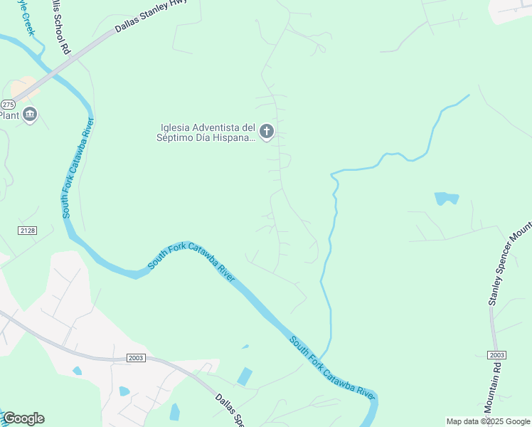 map of restaurants, bars, coffee shops, grocery stores, and more near 122 Deepwood Road in Stanley