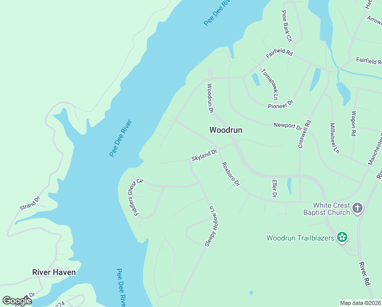 map of restaurants, bars, coffee shops, grocery stores, and more near 308 Skyland Court in Troy