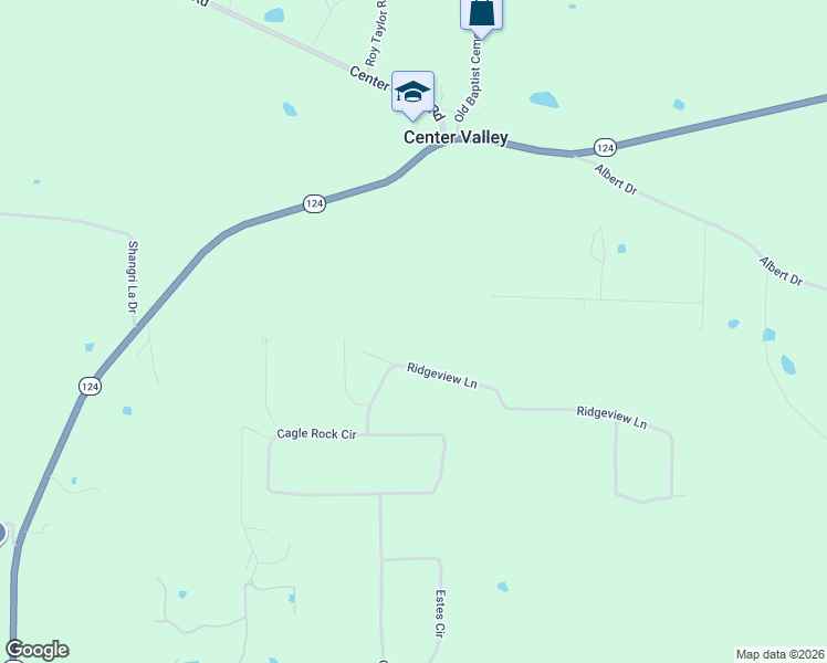 map of restaurants, bars, coffee shops, grocery stores, and more near 185 Ridgeview Lane in Russellville