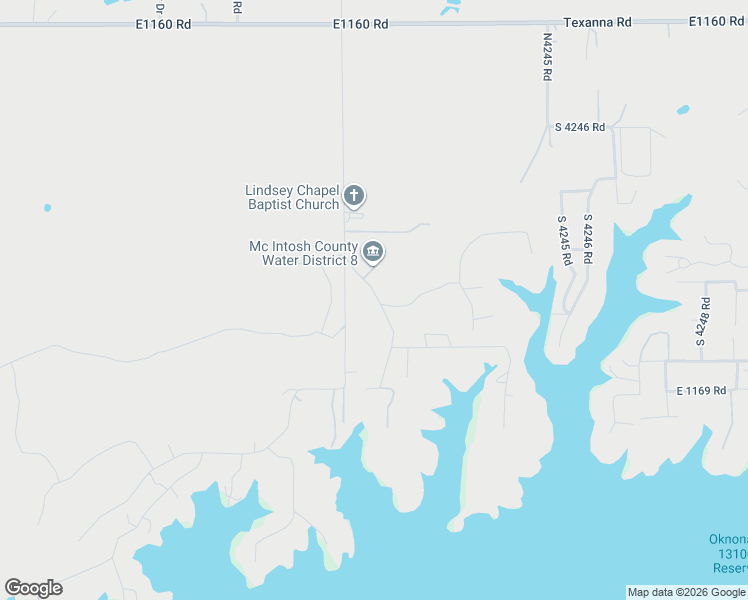 map of restaurants, bars, coffee shops, grocery stores, and more near 5960 N4240 Road in Stigler