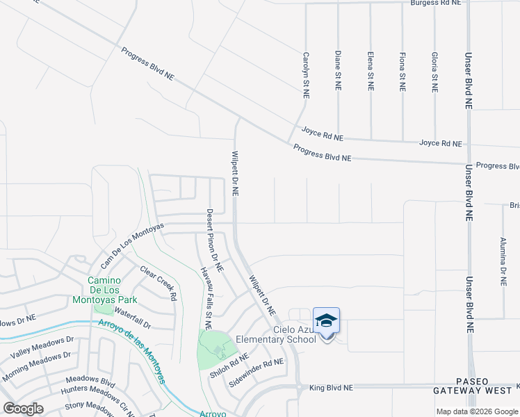 map of restaurants, bars, coffee shops, grocery stores, and more near in Rio Rancho
