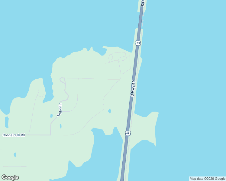 map of restaurants, bars, coffee shops, grocery stores, and more near 423904 E1170 Road in Eufaula