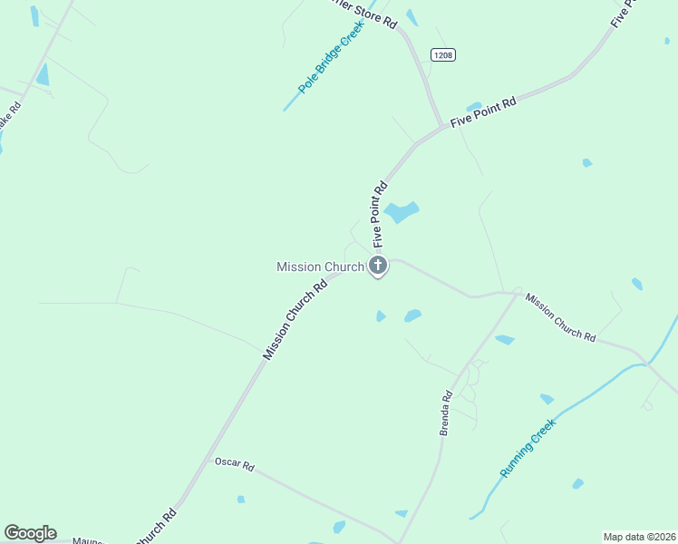 map of restaurants, bars, coffee shops, grocery stores, and more near 12369 Mission Church Road in Locust