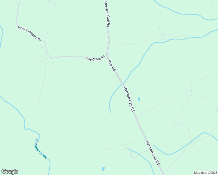 map of restaurants, bars, coffee shops, grocery stores, and more near 3517 Henson Gap Road in Dunlap