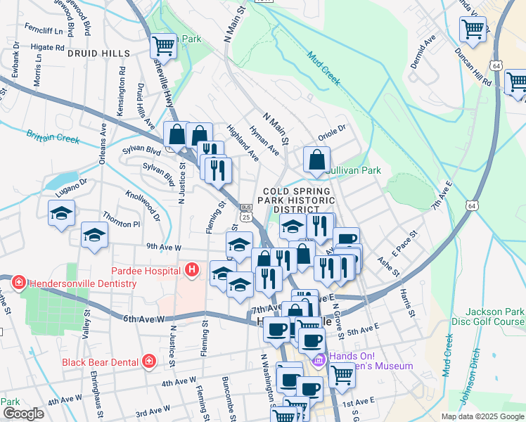 921 North Main Street, Hendersonville NC - Walk Score