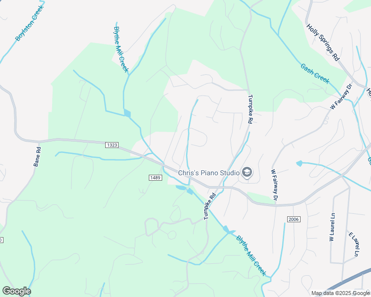 map of restaurants, bars, coffee shops, grocery stores, and more near 119 East Meadow Lane in Horse Shoe