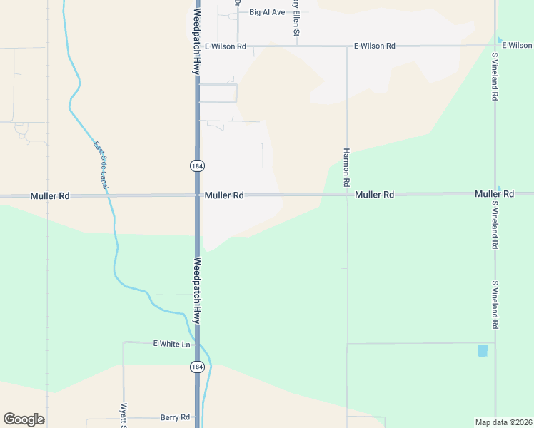 map of restaurants, bars, coffee shops, grocery stores, and more near 8515 Muller Road in Bakersfield