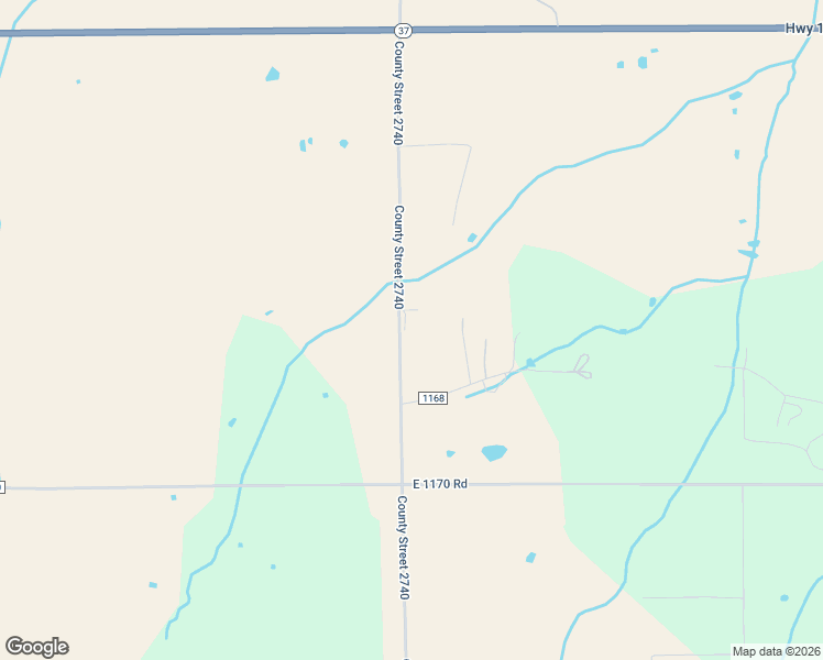 map of restaurants, bars, coffee shops, grocery stores, and more near 16131 County Street 2740 in Minco