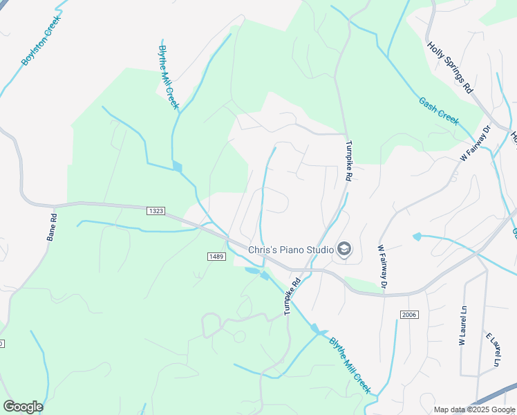 map of restaurants, bars, coffee shops, grocery stores, and more near 119 East Meadow Lane in Horse Shoe