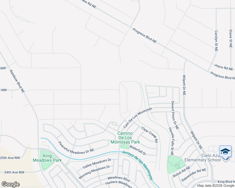 map of restaurants, bars, coffee shops, grocery stores, and more near 3896 Tranquil Meadows Drive in Rio Rancho