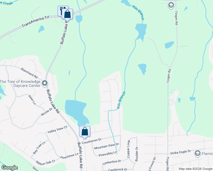 map of restaurants, bars, coffee shops, grocery stores, and more near 685 Crystal Spring Drive in Sanford