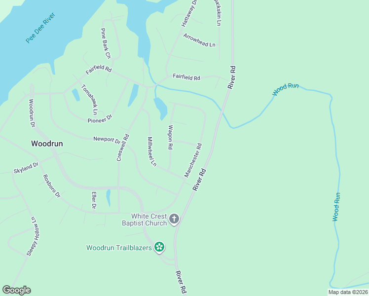 map of restaurants, bars, coffee shops, grocery stores, and more near 139 Possum Road in Mount Gilead