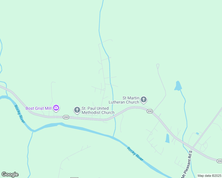 map of restaurants, bars, coffee shops, grocery stores, and more near 6701 Ray Linker Road in Concord