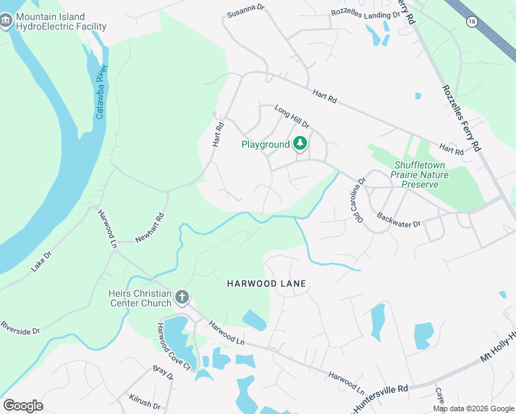 map of restaurants, bars, coffee shops, grocery stores, and more near 10624 Carver Falls Road in Charlotte