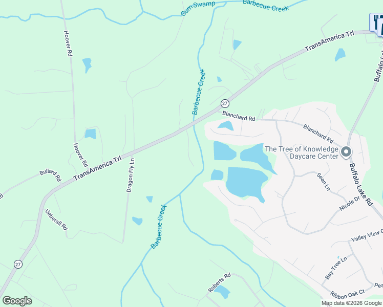 map of restaurants, bars, coffee shops, grocery stores, and more near 125 Country Walk Lane in Sanford