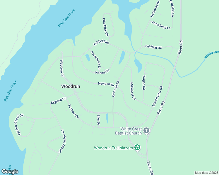 map of restaurants, bars, coffee shops, grocery stores, and more near 390 Newport Drive in Mount Gilead
