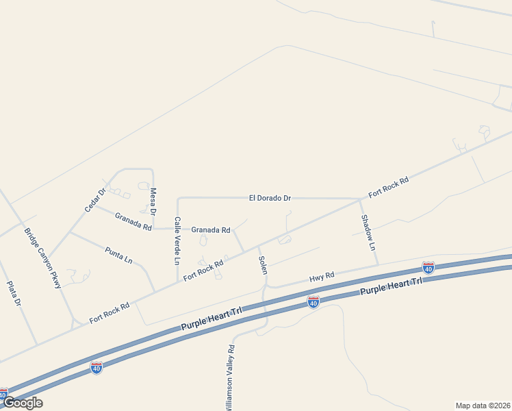 map of restaurants, bars, coffee shops, grocery stores, and more near 26675 El Dorado Drive in Seligman