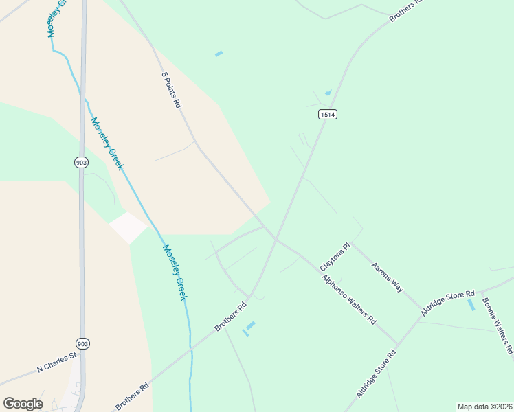 map of restaurants, bars, coffee shops, grocery stores, and more near 4165 5 Points Road in La Grange