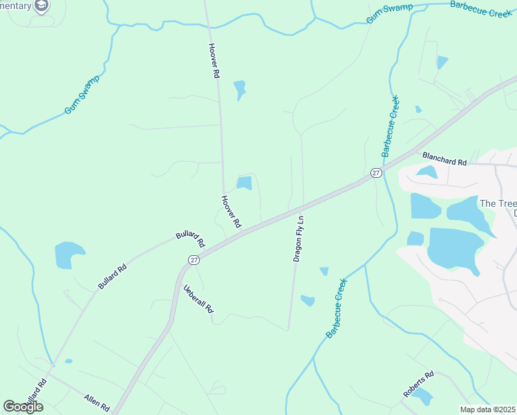 map of restaurants, bars, coffee shops, grocery stores, and more near 16016 North Carolina 27 in Sanford