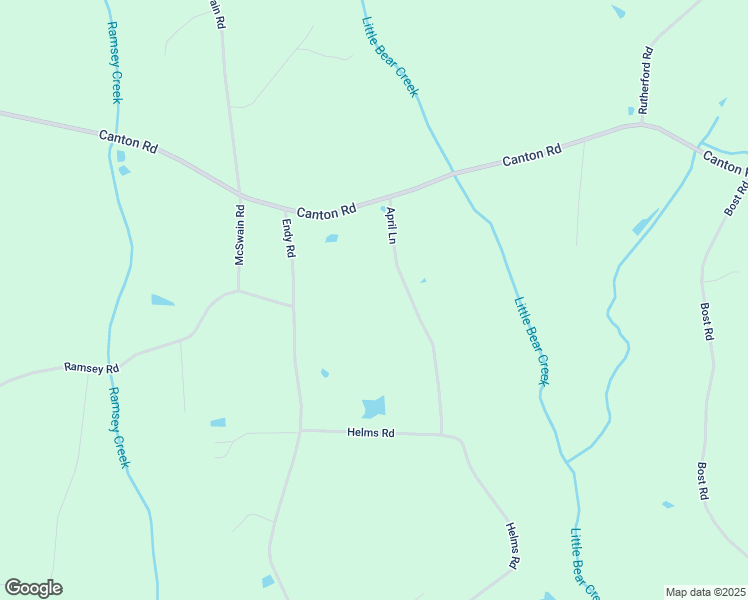 map of restaurants, bars, coffee shops, grocery stores, and more near April Lane in Stanly County