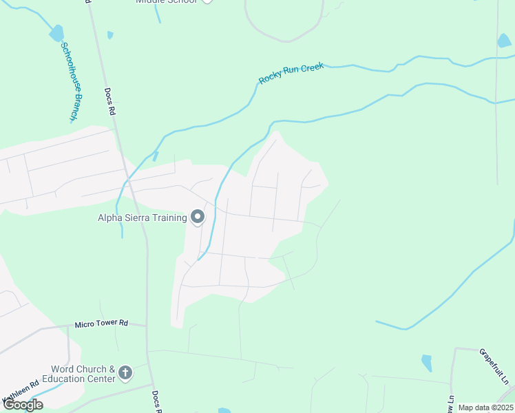 map of restaurants, bars, coffee shops, grocery stores, and more near 43 Hopeland Dr in Lillington