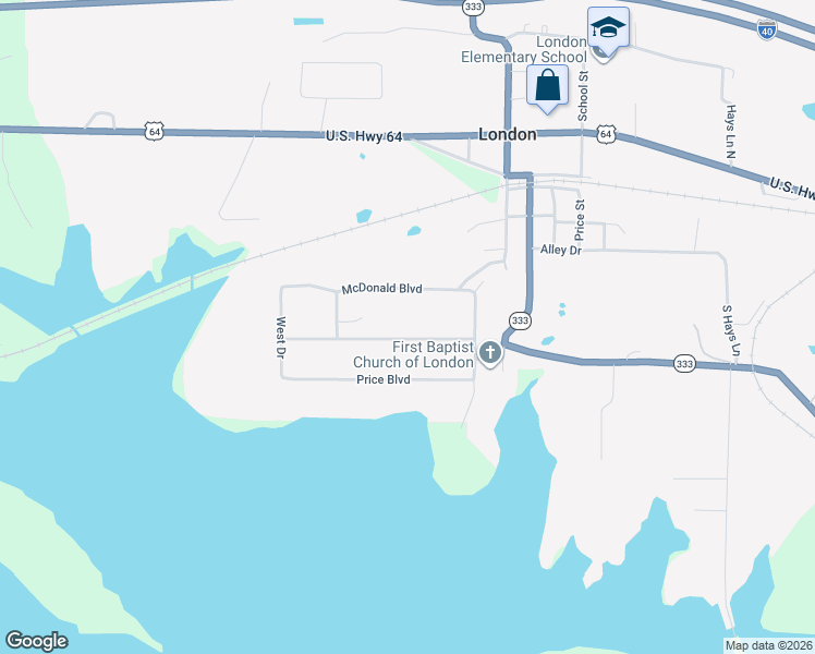 map of restaurants, bars, coffee shops, grocery stores, and more near 156 Hill Blvd in London