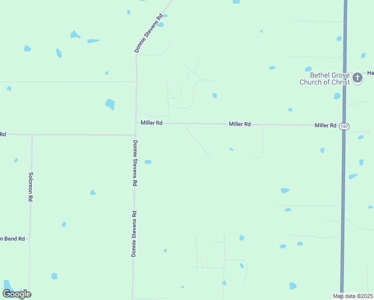 map of restaurants, bars, coffee shops, grocery stores, and more near 440 Miller Road in Judsonia