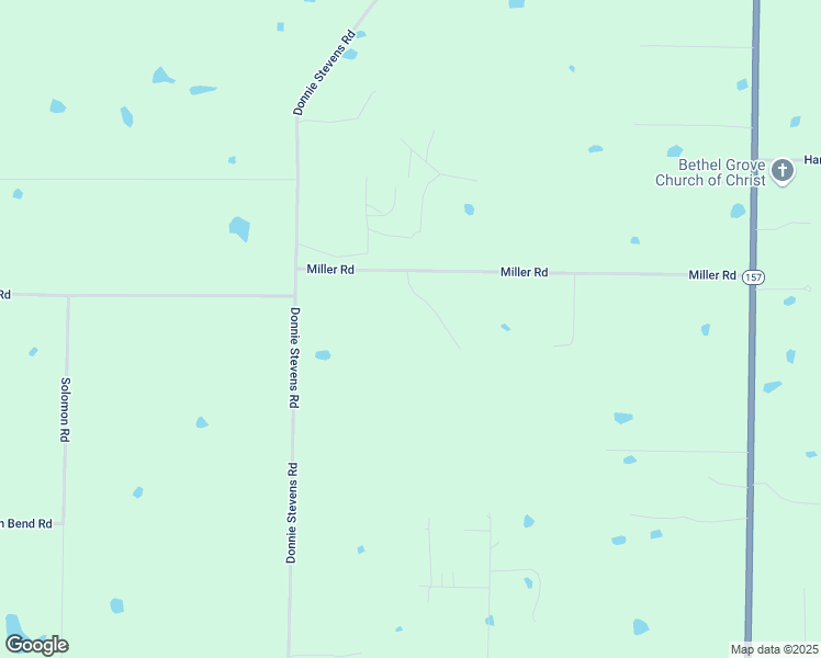 map of restaurants, bars, coffee shops, grocery stores, and more near 440 Miller Road in Judsonia