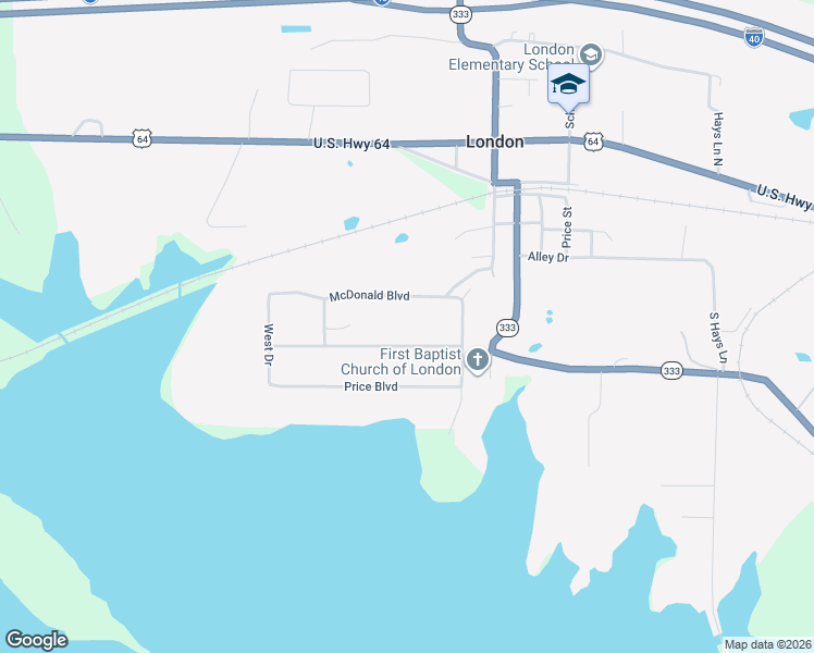 map of restaurants, bars, coffee shops, grocery stores, and more near 156 Hill Boulevard in London