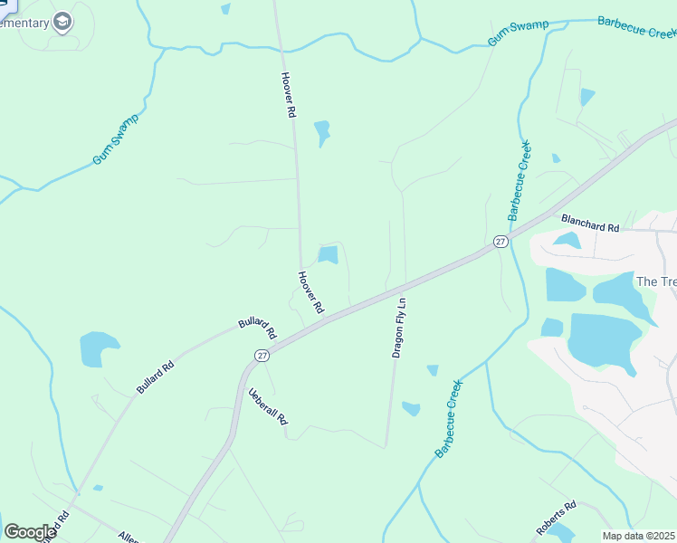 map of restaurants, bars, coffee shops, grocery stores, and more near 16016 North Carolina 27 in Sanford
