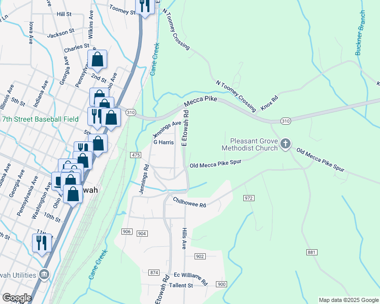 189 County Road 475, Etowah TN Walk Score