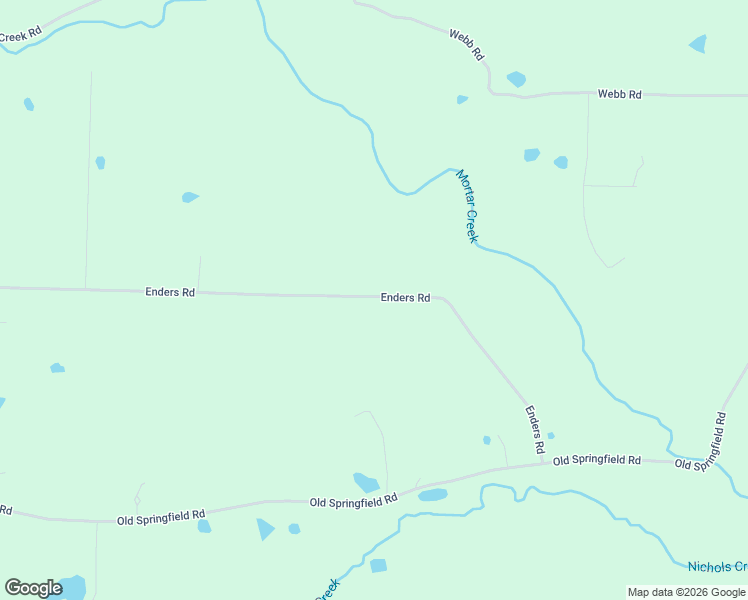 map of restaurants, bars, coffee shops, grocery stores, and more near 1 Enders Road in Quitman