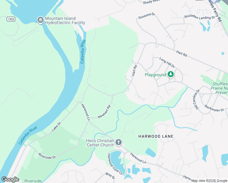 map of restaurants, bars, coffee shops, grocery stores, and more near 1621 Hart Road in Charlotte