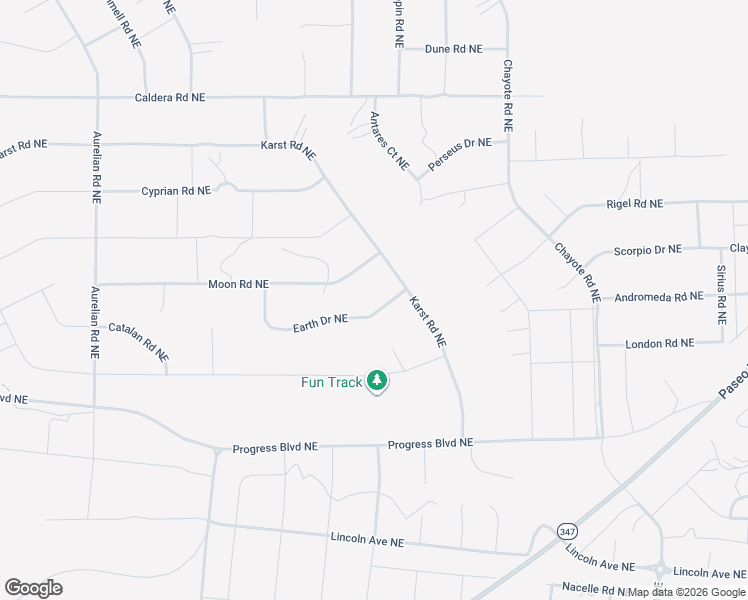 map of restaurants, bars, coffee shops, grocery stores, and more near 3209 Falkirk Court Northeast in Rio Rancho
