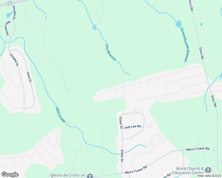 map of restaurants, bars, coffee shops, grocery stores, and more near 796 Kentucky Derby Lane in Lillington