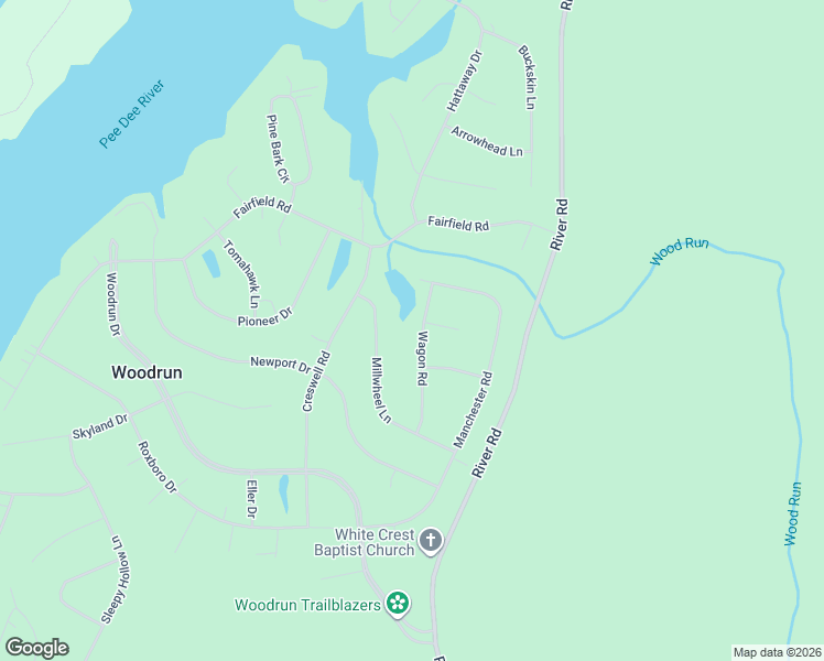map of restaurants, bars, coffee shops, grocery stores, and more near 231 Wagon Road in Mount Gilead