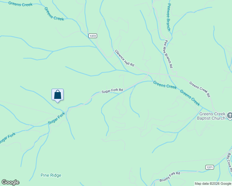 map of restaurants, bars, coffee shops, grocery stores, and more near 323 Sugar Fork Road in Sylva